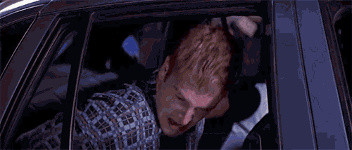 A montage of scenes from the movie Hackers (1995) where all the characters are saying 'Hack the planet!' One scene shows a personal pager device that reads: 'GRAND CENTRAL HACK THE PLANET.'